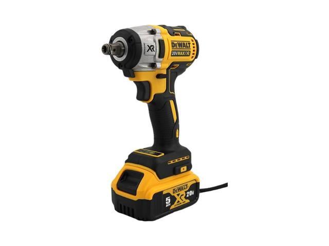 DEWALT DCF880 20V Brushless Cordless Impact Wrench - 203Nm High Torque, LED Light Ring, Impact wrench + Battery + Charger