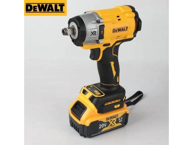 DeWalt DCF922 Brushless Impact Wrench 610N. m Cordless Driver Large Torque Variable Speed Electric Wrench 20V Rechargeable ToolsImpact wrench +...