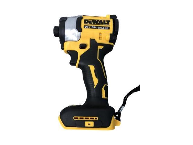 DeWalt DCF850 20V Cordless Brushless Impact Driver - 205Nm High Torque for Heavy-Duty Tasks, Compact Design, High Efficiency Motor, Tool Only (No...