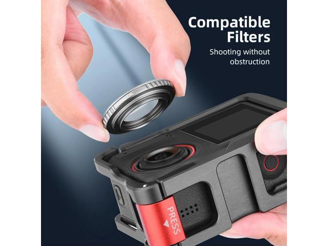 Aluminum Alloy l Protective Frame Mount Case Full Protective Frame Case for Osmo Action 3/4 Action Camera Accessories