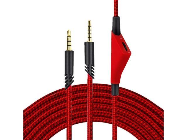Replacement 3.5mm Jack Audio Cable for Astro A10 A40 A30 Headphones Cord with Mic Volume Control