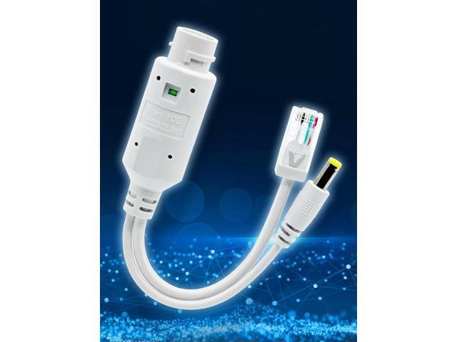 48V To 12V POE Spliter Adapter Waterproof Video And Power Adapter Cable IP Camera Splitter for IP Camera AP Voip Phone and More