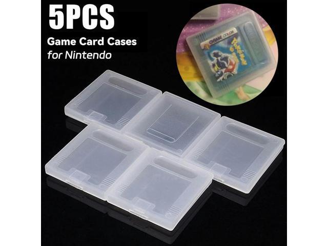 5x Game Cartridge Case Box Protective Transparent Anti Dust Cover Game Card Case for Nintendo Game Boy Color Pocket GBC GBP