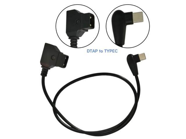 PD USB Type-C Male to D-Tap DTap Male Connector Power Cable for V-mount Digital Camera Photography Accessories