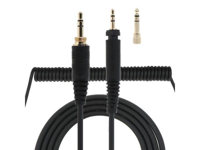 2.5 to 3.5mm aux Cable with 6.35mm Adapter Cord Replacement for Shure SRH440 SRH840 SRH940 Headphone Audio Cable