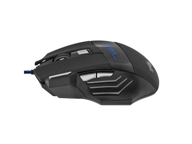 Adjustable USB Wired Optical Mice Gaming Mouse 7-Color Backlight 5500 DPI for PC Office Notebook Mice Mouse Pro Gamer
