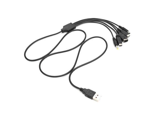 USB Charger Cable Classic Delicate 1.2m 5 in 1 USB Charging Cable Cord Fit for Nintend 3DS XL NDSLite NDSI LL