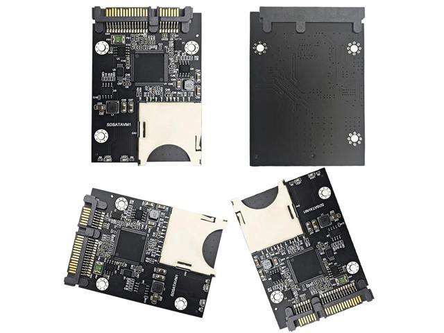 SD Memory Card To SATA SDD Card Adapter Converter with Enclosure Case SSD Adapter for 2.5in SATA SSD Accessories