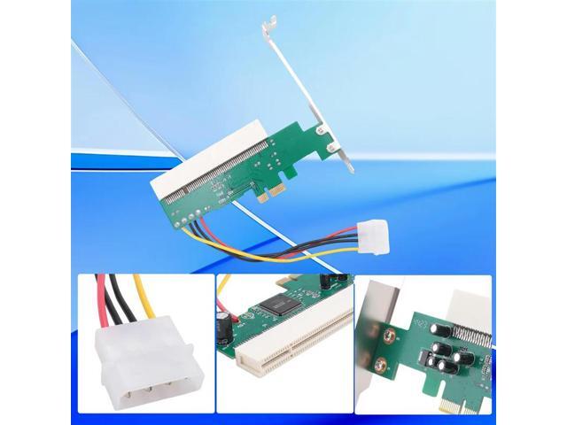 PCI-Express To PCI Adapter Card PCI-E X1/X4/X8/X16 Slot With 4 Pin Power Cable Card