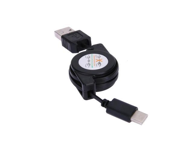 USB3.1 Type C Data Sync Charger Cable Portable Retractable Data Charger Cable Black Accessories for P9 Honor 8 Mate 9