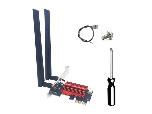 7 MT7925 PCI-E Adapter Card Kit 5374Mbps Tri Band 2.4G/5G/6Ghz BT5.3 Desktop Wireless Network Adapter For Win10/11