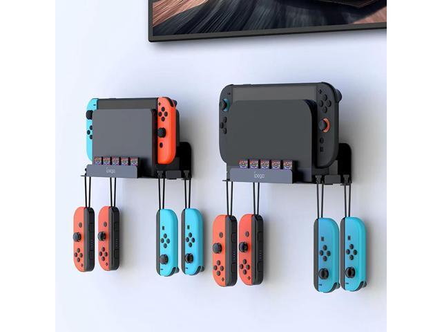 l Wall Bracket with Controller Hook Console Holder Stand Organizer for Nintendo Switch2 Accessories