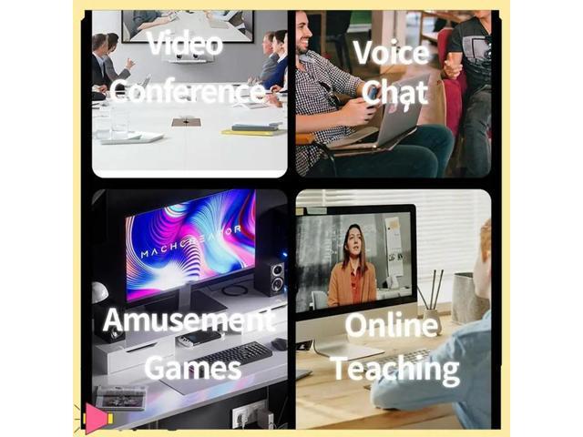 360° Voice Capture USB Bluetooth Microphone For Video Conferences, Online Courses & Live Broadcasts, Silver