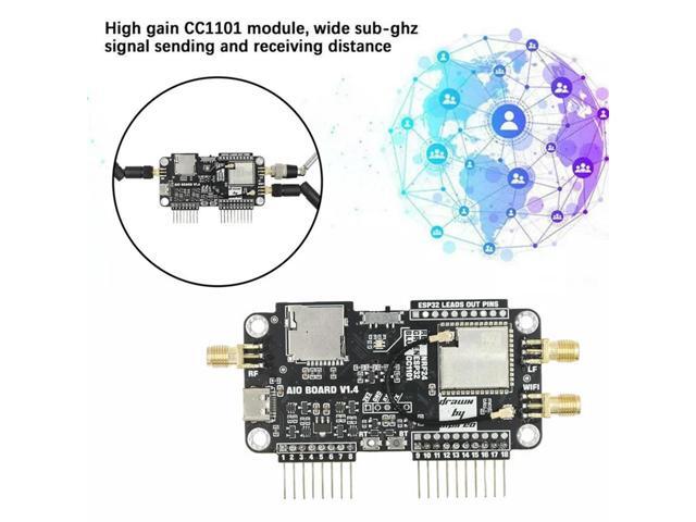 For Flipper Zero Multiboard 2.4G Module Expansion NRF24 + ESP32 Expansion High Gain CC1101 Module
