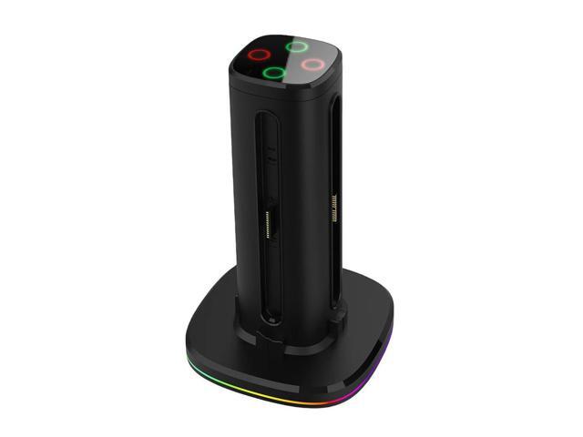 4 In 1 Game Controller Charger LED Indicator Gamepad Charging Station Wireless Magnetic Gamepad Charging Dock for NS Accessories