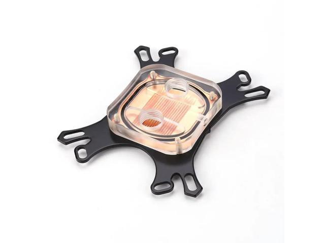 Transparent CPU Water Cooler Computer PC Cooling Radiator for for with Screws CPU Water Block Waterblock Copper Base