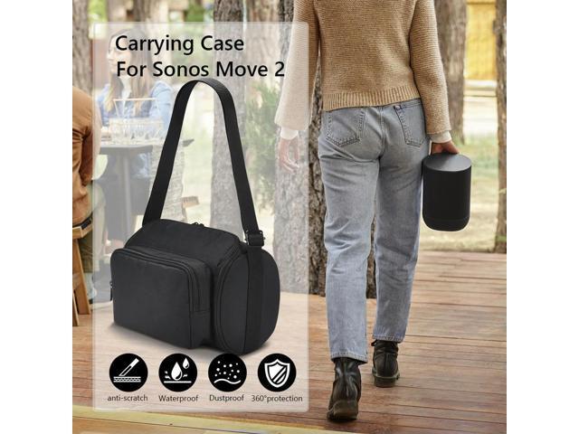 Carrying Case Anti Scratch Travel Protective Case Anti-Drop Carrying Bag with Shoulder Strap for Sonos Move 2 2023/Move 2020