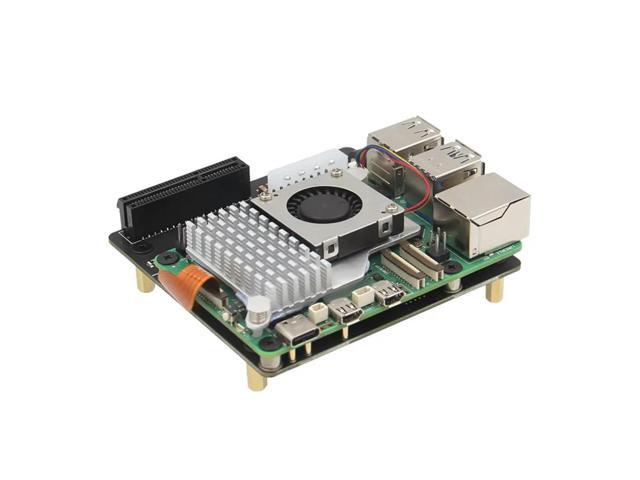 X1010 Expansion Board PCIe FFC Connector to Standard PCIe X4 Slot Expansion Board for Raspberry Pi 5 US PLUG