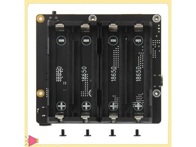 UPS For Raspberry Pi 5 UPS Power Management Board Supports 4 Batteries UPS Module For Raspberry Pi 5