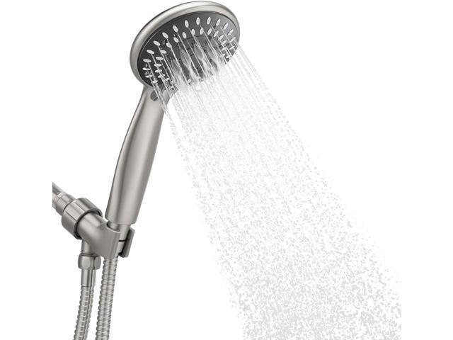AOSJ-Briout Shower Head with Handheld, 5-Settings Showerhead High Pressure Powerful Water Spray Shower Head Set with 59 Inch Stainless Steel Hose...