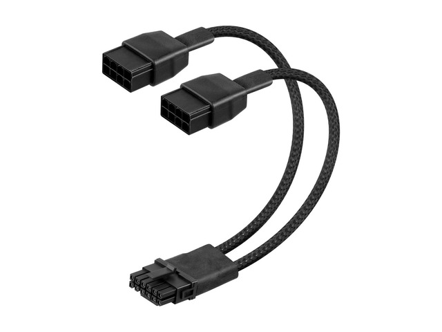 16AWG PCIE 5.0 GPU Power Extension Cable,12VHPWR 16 Pin(12+4) GPU Male to 2 X 8Pin PCIE Female Splitter Power Sleeved Cable for RTX 40/50 Series...