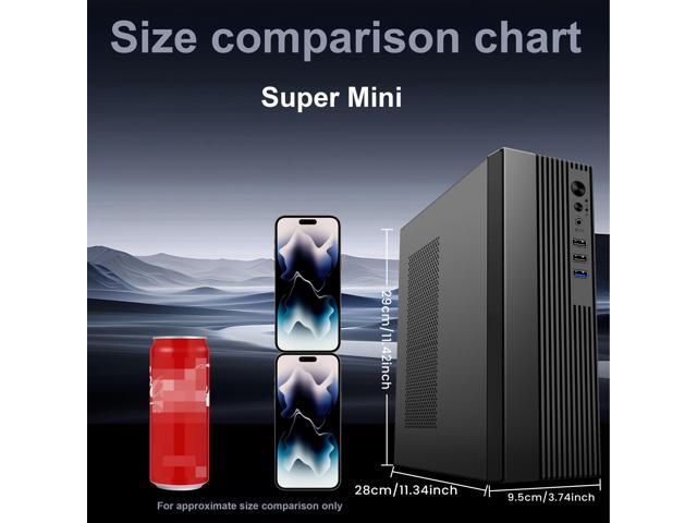 Micro ATX Case PC Case: MATX Case Mini PC ITX Desktop Computer Case Support Micro ATX MATX ITX Mini PC