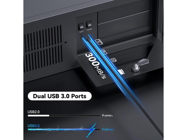 4U Server Chassis Rackmount, 7 PCI Slots, Ventilated Front Panel with Lockable Security Door, Heavy-Duty Industrial Computer Case