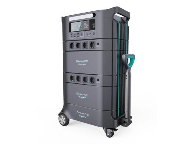 GreenOE Portable Power Station 6600W 6394Wh LFP Battery Solar Powered Generator