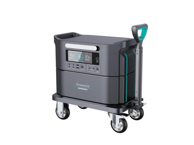 GreenOE Portable Power Station 2200W 3197Wh LFP Battery Solar Powered Generator