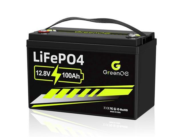 GreenOE 12V 100Ah LiFePO4 Battery Group 31 With Built-in 100A BMS For RV Home
