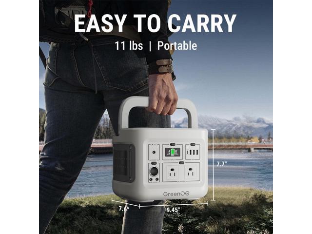 GreenOE 294Wh Portable Power Station LFP Battery Fast Charging Solar Generator