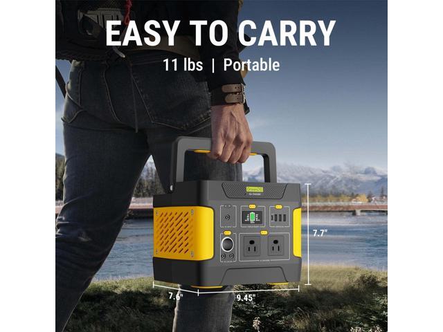 GreenOE 294Wh Portable Power Station LFP Battery Charging Solar Generator Black