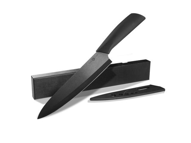 YUSOTAN Ceramic Chef Knife-8' Ceramic Knife with Sharp Ceramic Blade,with Cover and Box-Versatile Kitchen Chef's Tool for Cutting, Slicing, Dicing,...