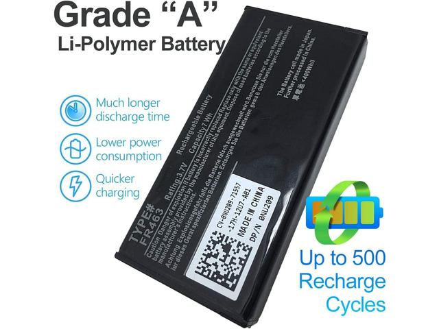 LQM 3.7V 7Wh New Fr463 Nu209 Replacement Battery for Dell Poweredge