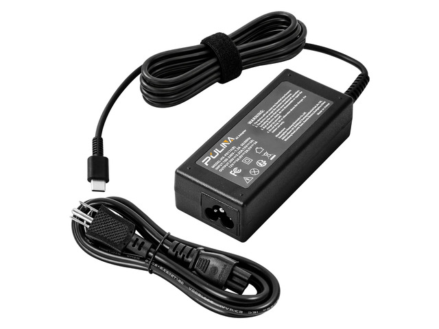 65W USB C Laptop Charger for HP EliteBook 840, Pavilion, Envy x360 Replacement Type C Power Adapter for ProBook, Spectre x360 and Chromebook,...