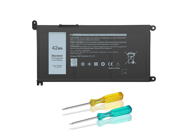 42Wh YRDD6 Battery for Dell inspiron 15 3000 Series 3583 3593 3582 3584 3501,inspiron 15 5000 Series 5582 5584 5593 5594 5598 5585 14 3493 5481...