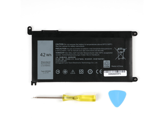 WDX0R Laptop Battery Replacement for Dell Inspiron 13 15 Series 5000 7000 5567 7573 5570 7579 7378 5565 5379 5378 Latitude 3490 3590 3340 3400 3390...