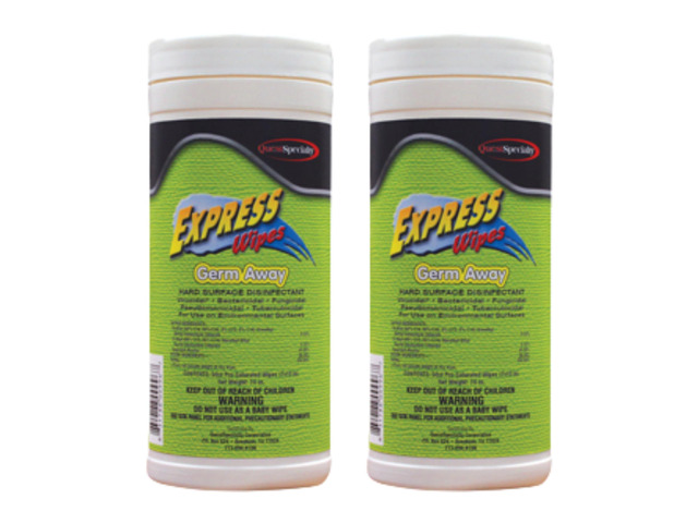 Quest 6441 Express Wipes Germ Away Disinfectant (2 Pack)
