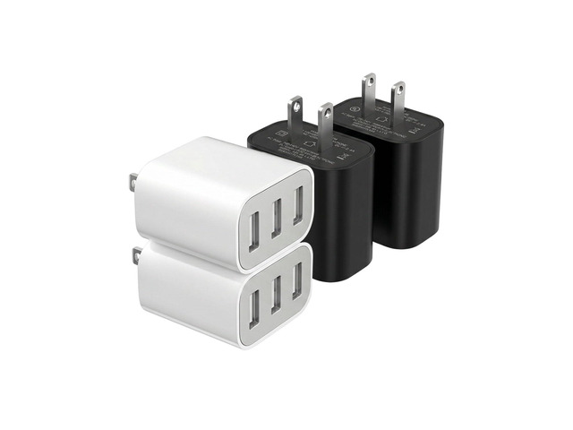 USB Charger Block, Wall Plug in Charging Blocks, Fast Charging Multiport Wall Chargers Power Adapter for Charger for Mobile Phone 14/13/12/11/10...