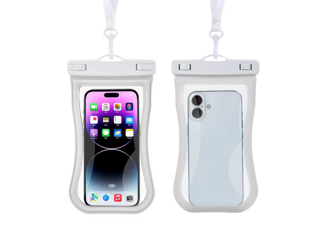 Waterproof Phone Pouch with Lanyard - Floating Dry Bag Case for iPhone 17 Pro Max, 16 and Samsung, Universal Touchscreen Water Proof Cell Phone...