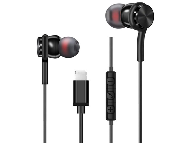 BCRKLO Wired Earphones in Ear Headphones Earbuds for iPhone 13 12/12 Mini 11 Pro/11 Pro Max Headphones, Stereo NoiseIsolating Compatible with 7/8/8...