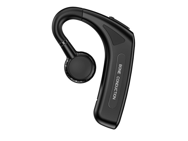 Open Ear Headphones Wireless Bluetooth Single Bone Conduction Wireless Earbuds with Earhooks Bone Conduction Headphones Bluetooth Head Set...