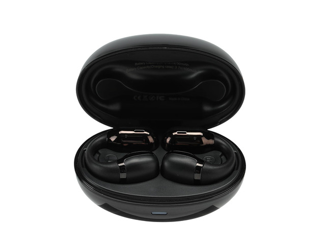 Open Ear Clip-On Earbuds, Bluetooth 5.4 Wireless Headphones IP65 Waterproof Lightweight 16H Playtime Touch Control Earphones Comfort Design for...