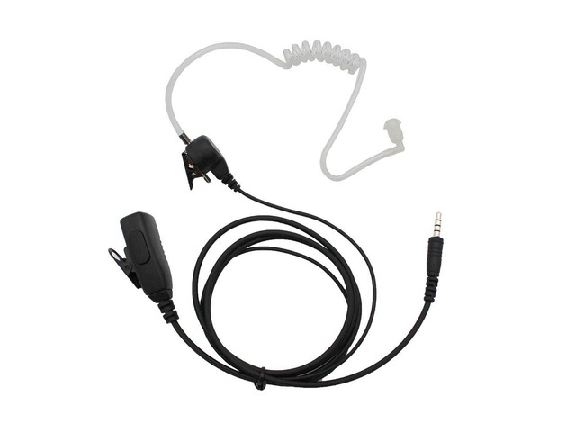 Wired Cell Phone Earpiece Acoustic Hollow Air Tube 3.5mm Anti-Radiation Earbuds Headphones with Microphone is Compatible with iPhone 6 Plus 5S...