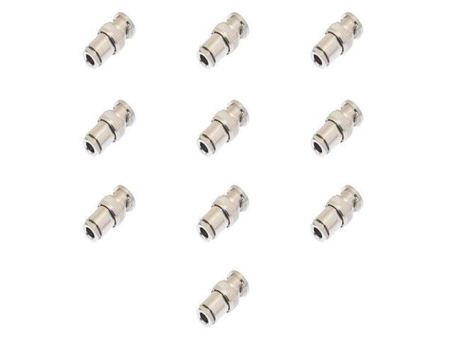 Lumenzi BNC Male Clamp/Solder Connector for RG58 PVC Coax Cable High-Quality Adapter 10 Pcs Pack