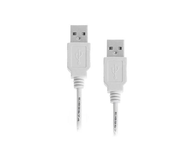 Lumenzi USB 2.0 A-Male to A-Male Data Transfer Cable High-Speed USB Cord for PC, Laptops, External Hard Drives, and Peripherals - 3 FT