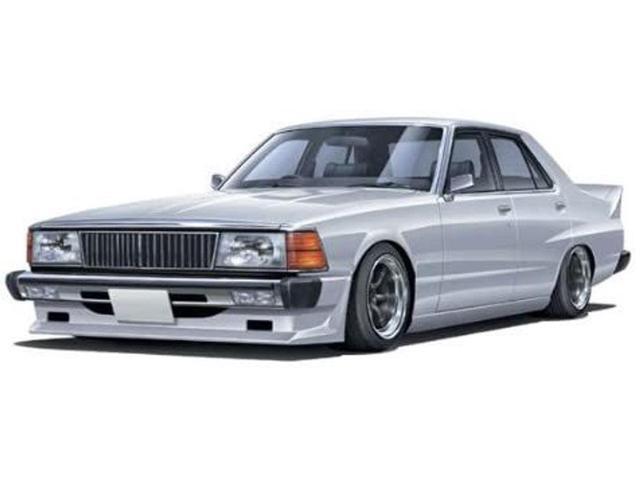 Aoshima: 1/24 Nissan Japan 4DR Motto Grachan Scale Model Kit #07