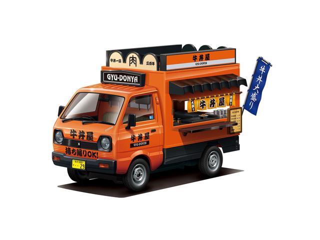 Aoshima: 1/24 Catering Machine Gyu-Donya Shop Truck Scale Model Kit #9