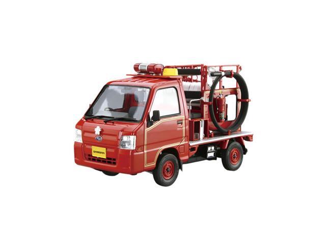 Aoshima: 1/24 Subaru TT2 Sambar Fire Engine '11 Scale Model Kit #119