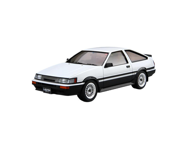 Aoshima: 1/24 TOYOTA AE86 COROLLA LEVIN GT-APEX '85 Scale Model Kit #17